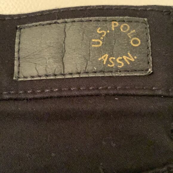 US Polo Assn High Skinny Black Jeans Size 4 - Picture 13 of 15